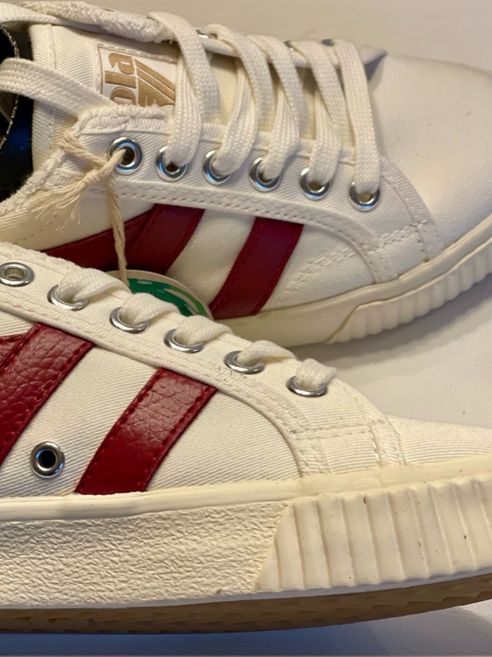 NIB GOLA VEGAN CLASSICS WOMENS TENNIS MARK COX SNEAKERS SIZE 5 - Picture 5 of 12
